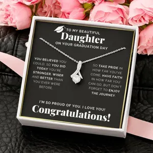 Daughter Graduation Necklace, Graduation Gift for Daughter, College Graduation Gift for Her, Graduate Gift for Her, Class of 2023