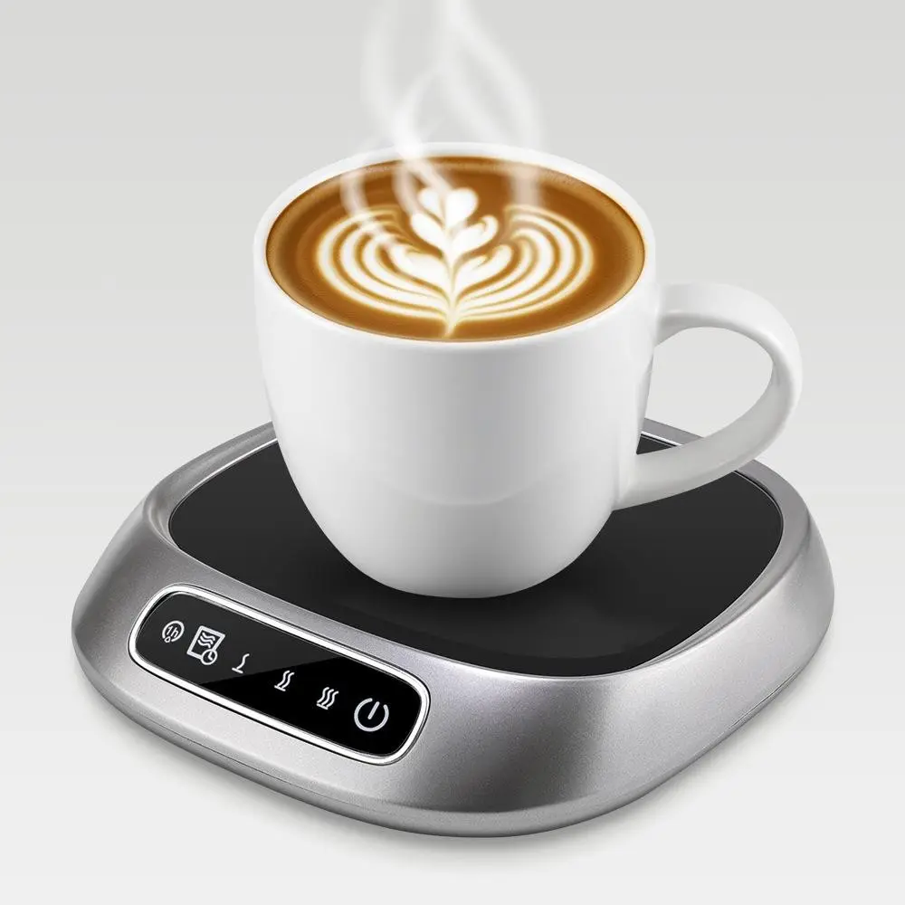 Smart Coffee Cup Warmer with Three Temperature Settings, USB Plug Thermostat, Heats Coffee Drinks and Milk Tea, Constant Heating Pad, Multifunction Appliance