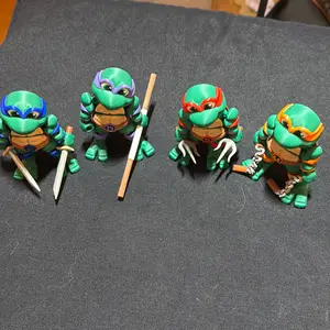 Turtles 3D Printed Figurines
