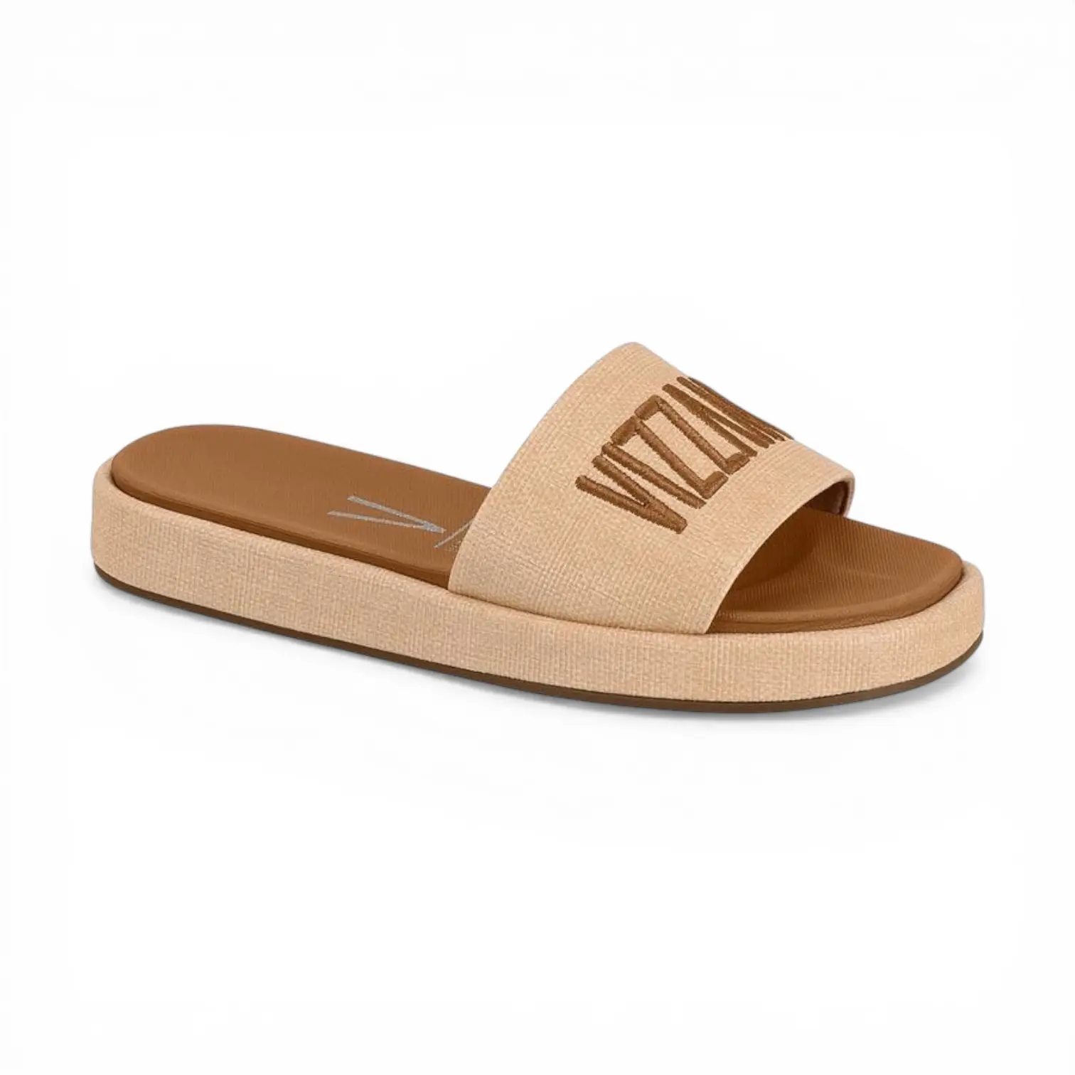 VIZZANO Women's Summer Platform Slide Sandals - Beach spadrille Wedge Lightweight