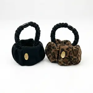 High Ponytail Holder Hair Accessories,Fashion Leopard Print Hair Ties Hair Scrunchies Ponytail Holder Hair Elastic for Thick Thin Curly Fine Hair Elastic Hair Tie Bands for Stylish Look Leopard Hair Accessories for Women 2Pcs