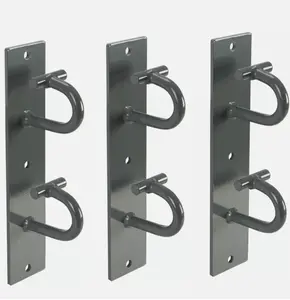 HECASA Wall Mount Anchor for Resistance Bands & Straps–Adjustable Fitness Ceiling Hook with Mounting Hardware, 3 Sets, for Strength & Cardio Training.