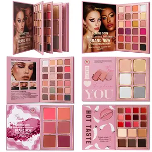 78-Color All-in-One Makeup Book, Professional Full Face Makeup Palette for Eyes, Cheeks & Lips, Highly Pigmented Matte & Shimmer Shades, Blendable Long-Lasting Soft Glam & Party Makeup Kit for All Skin Tones, Beginner to Pro Studio Set