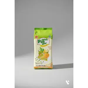 Bánh Pía Đậu Xanh Sầu Riêng & Dứa Sầu Riêng - VEGETARIAN Pia Cake Pineapple, Mung Beans, Durian 400g - Tan Hue Vien  [BAG OF 4 CAKES]