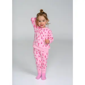 Pink-on-Pink Hearts Joggers