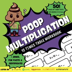 Poop Multiplication: 12 Times Table Workbook - Learn Math Facts Fast the Fun Way: Elementary Math, Common Core, Homeschool, Reluctant