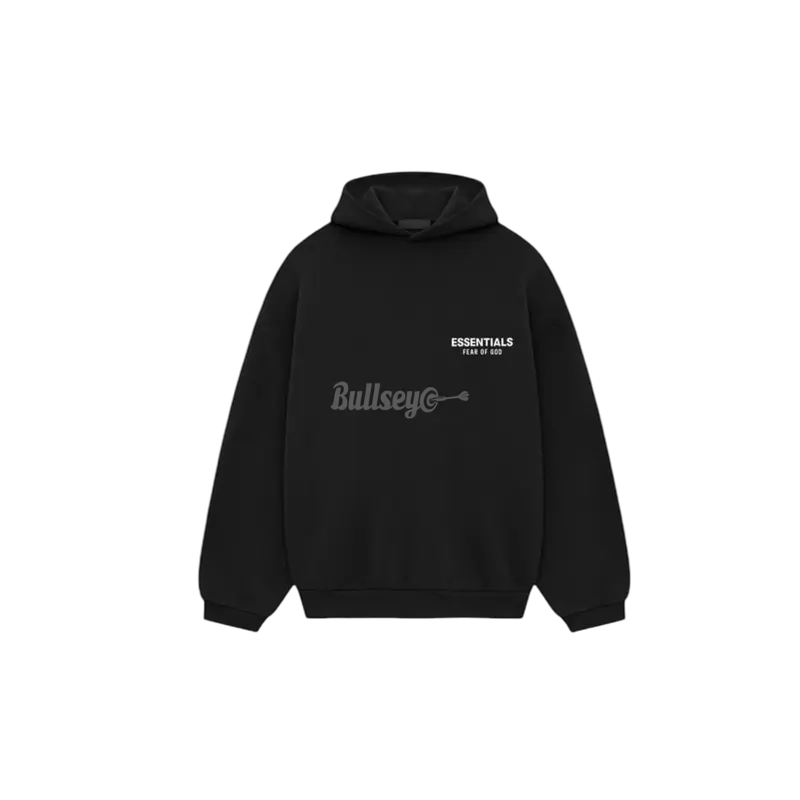 Fear of God Essentials Fleece Black Hoodie (FW24)