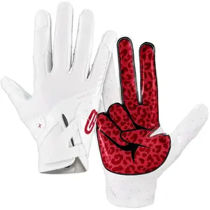 gloves red and white