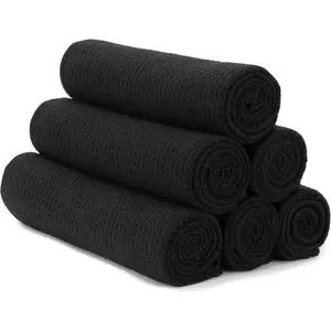 Soft Absorbent Microfiber Gym Yoga Towels for Home and Gym Bag, 16 Inch x 27 Inch, 6 Pack