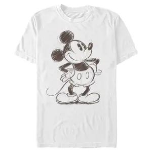 Men's Mickey & Friends Mickey Mouse Vintage Sketch T-Shirt