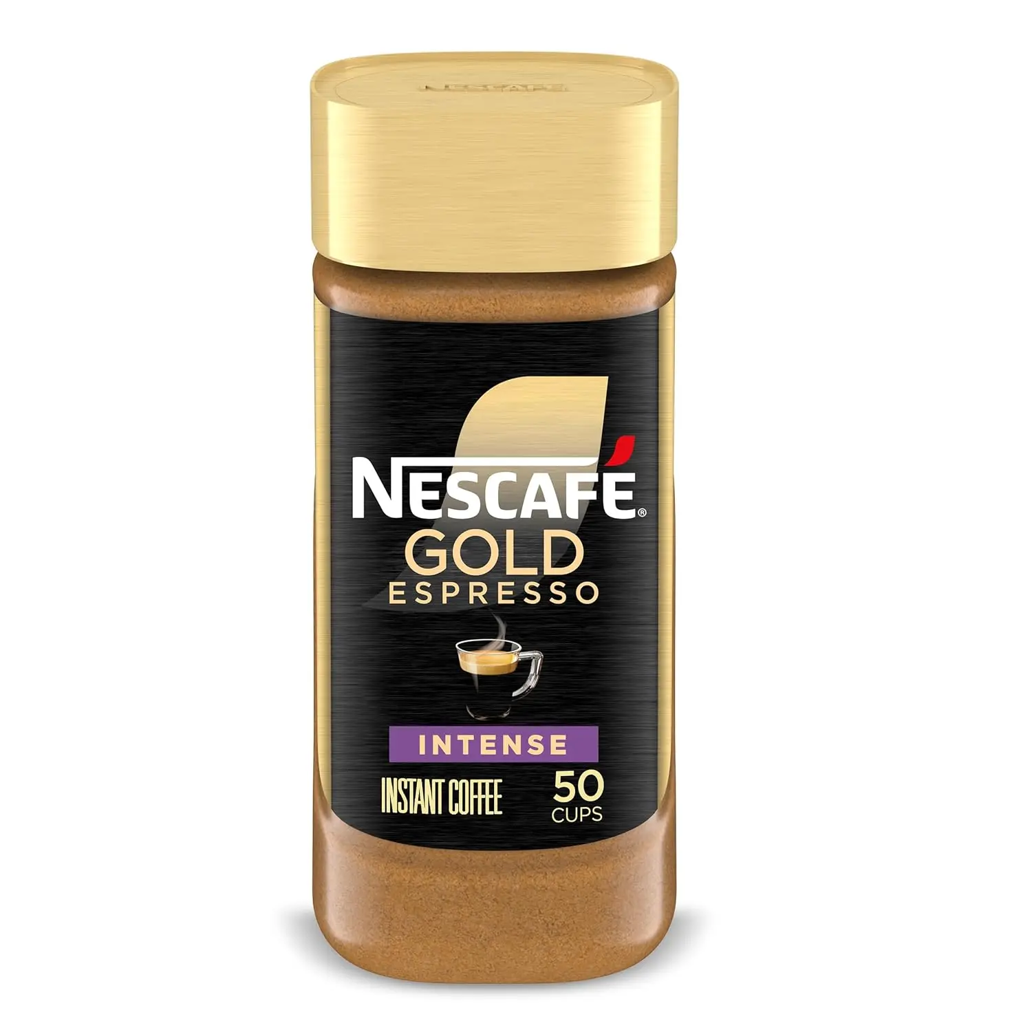 NESCAFÉ Gold Medium Roast Instant Espresso Coffee, Intense Flavor, 3.5 oz (100 g) Single Jar Brew NESCAFÉ Gold Medium Roast Instant Espresso Coffee, Intense Flavor, 3.5 oz (100 g) Single Jar Brew