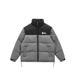 A treasured winter jacket! Stand-up collar with contrasting colors, a must-have for leisure time and outdoor adventures puffer jacket, men jackets for winter