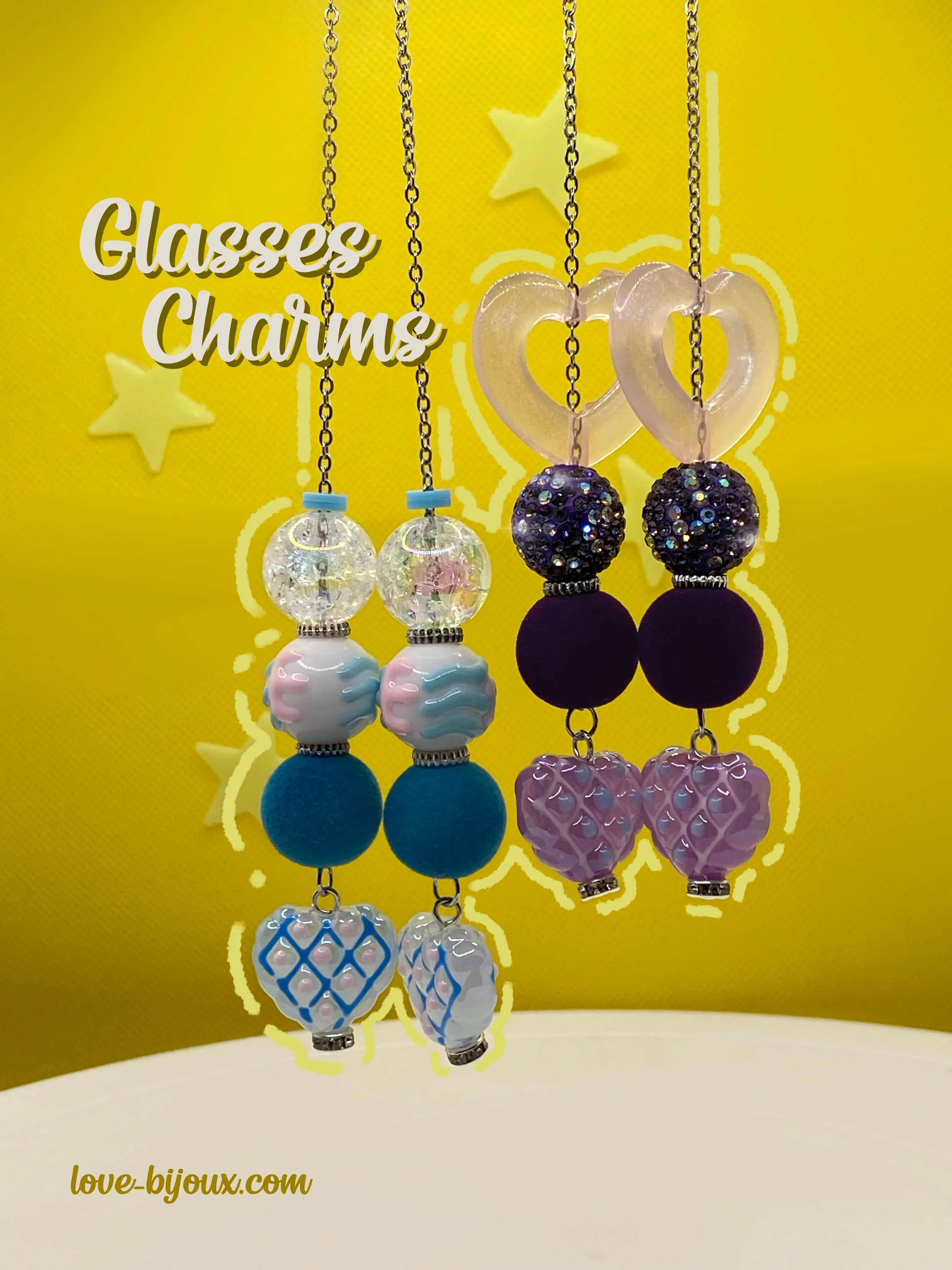 Glasses Charms, Stylish Eyewear Accessories for Glasses Lanyard Attachment