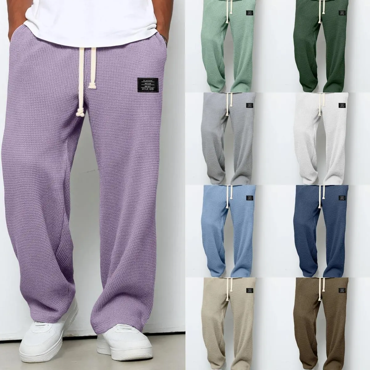 Men’s Relaxed Fit Track Pants – Urban Style Straight Leg Joggers