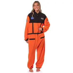 NASA Women's Astronaut Space Shuttle Space Suit One-Piece Costume Pajama Union Suit