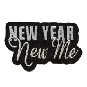 New Year New Me Patch Embroidered Iron On