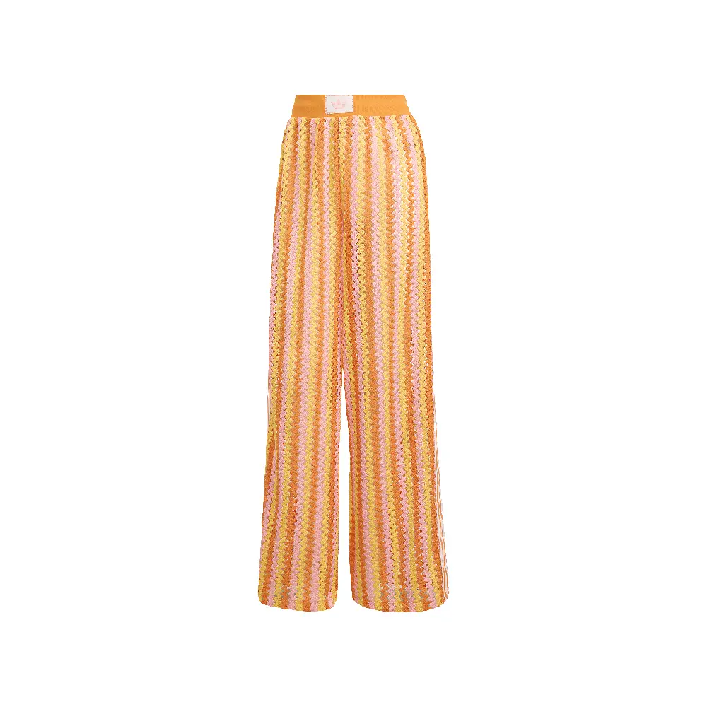 adidas Womens Summer Glow Firebird Pants Casual - Orange adidas Womens Summer Glow Firebird Pants Casual - Orange