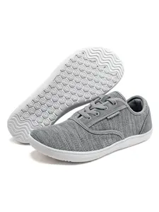 HOBIBEAR Barefoot shoes, neutral sports shoes, athletic trainers, casual suede leather versatile shoes, wide toe shoes, foreign trade walking shoes, Trainer Sneaker Footwear, Low Top Trainer