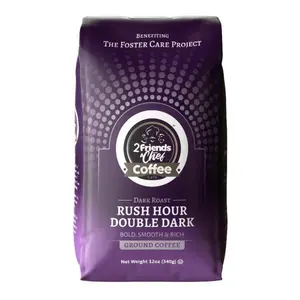 Rush Hour Double Dark – Dark Roast Coffee (12 oz)