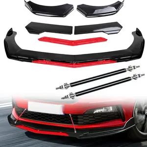 Arespark Front Bumper Lip Splitter, Car Universal Adjustable Spoiler Car Lip Body Kit