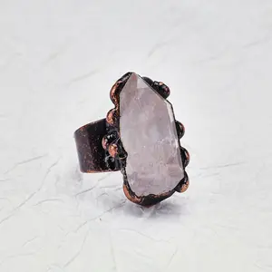 Authentic Natural Crystal Labradorite Ring - Retro Design, Blue-Green Starlight Glow, Warm Texture, Exquisite Setting, Ethically Sourced, Daily Wear Jewelry, US Sizes 5-10