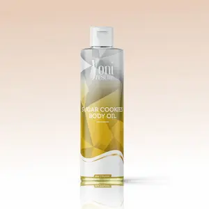 Sugar Cookies Body Oil 4oz with Apricot, Jojoba, Avocado & Vitamin E Oils - Fast-Absorbing Nourishing Body Care with Jasmine & Saffron Layer Fragrance