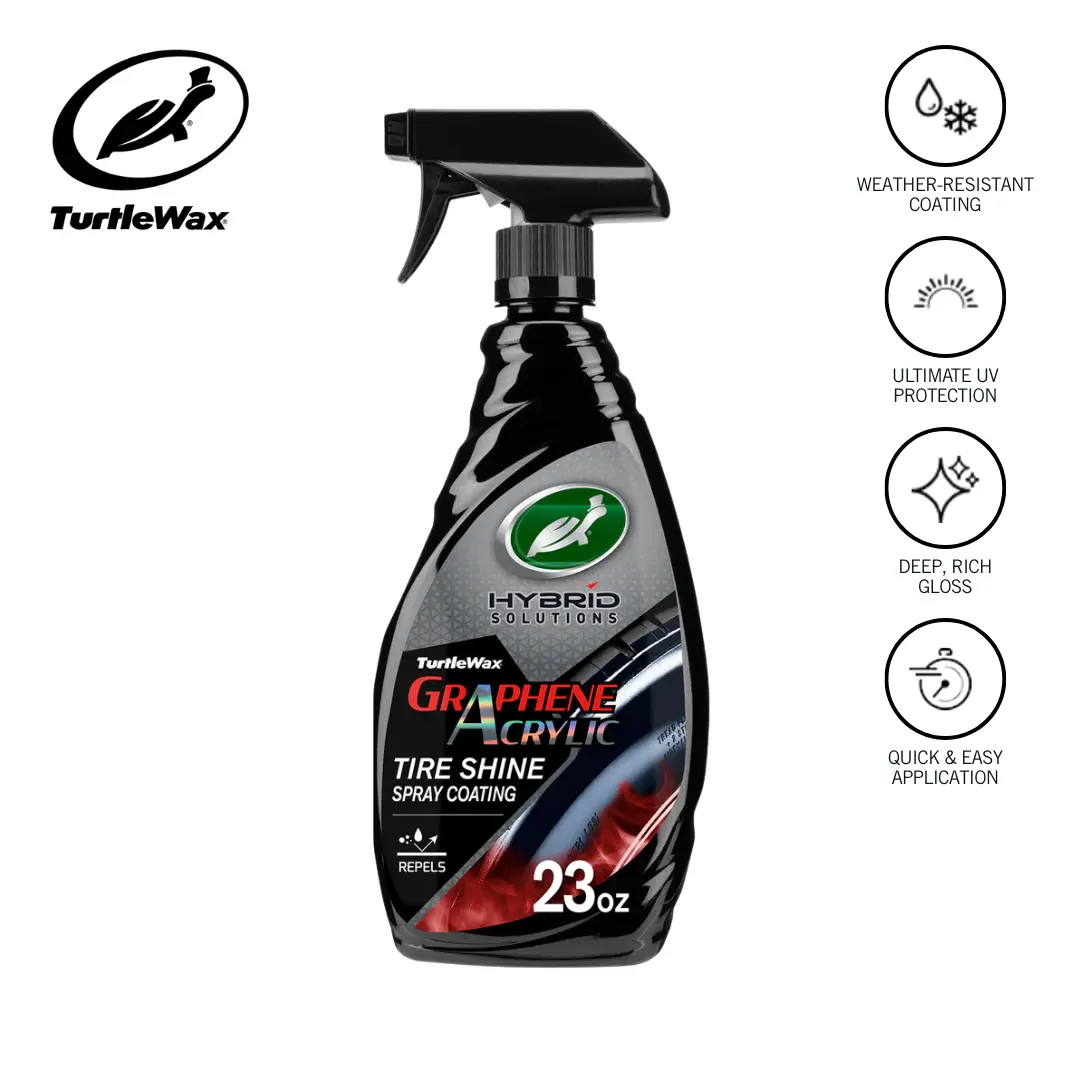 HYBRID SOLUTIONS GRAPHENE ACRYLIC TIRE SHINE COATING 23 OZ HYBRID SOLUTIONS GRAPHENE ACRYLIC TIRE SHINE COATING 23 OZ