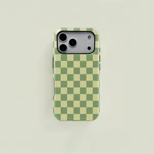 Checkerboard Pattern, Printed Phone Case, Heavy Duty 2in1 Shockproof Phone Protection Cover,phone Case Suitable for Iphone 11/12/13/14/15/16/17 Pro Promax Plus Air and Samsung S22/S23/S24/S25 Plus Ultra,Perfect for Valentine's Day, Couples, Friends Gift