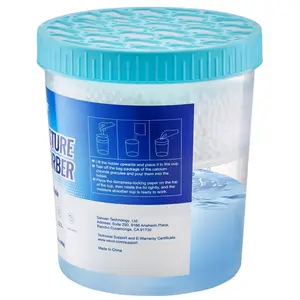 Vevor Moisture Absorber 2.08 lbs, Hi-Capacity Bucket-for Fresher, Cleaner Air in Large Spaces-2 Pack,16.2 oz with Visible Effect Fragrance Free