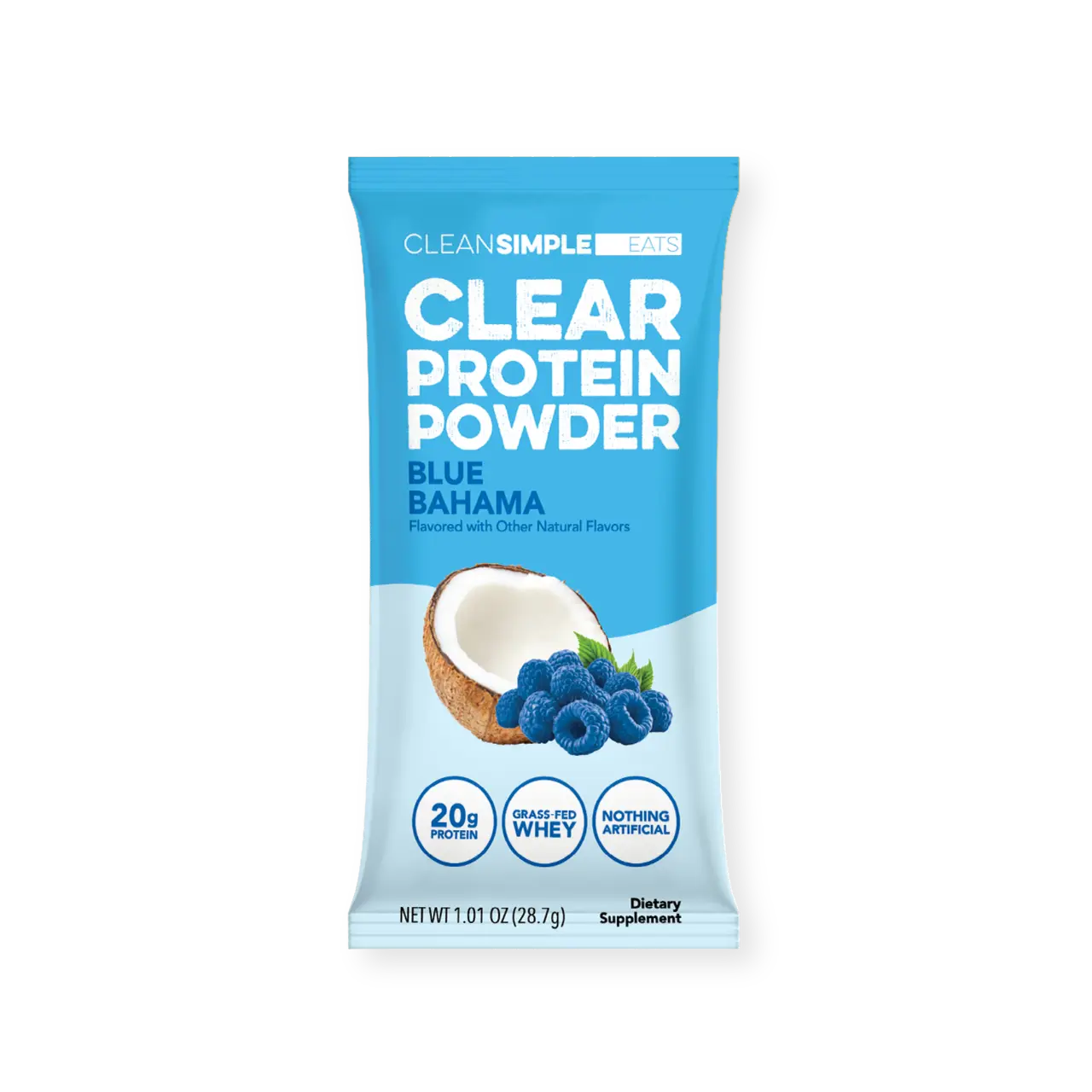 Clear Protein Powder: Blue Bahama Single Serving Stick Pack (Tik Tok Exclusive)