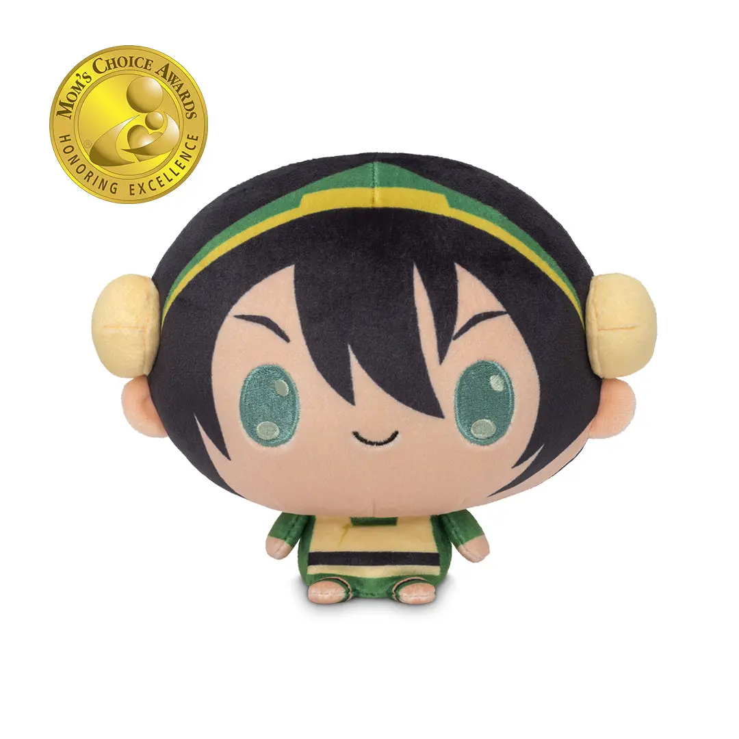 TeeTurtle Cloudheads Toph Plushie - 5in Tall, 4.96in Long, 4.06in Wide Weighted Plastic-Velvet Collectible, Cute Stuffed Animal Stuffed Toy, Super Soft Fluffy Emotional Support Companion Gift (Spot Clean Only)