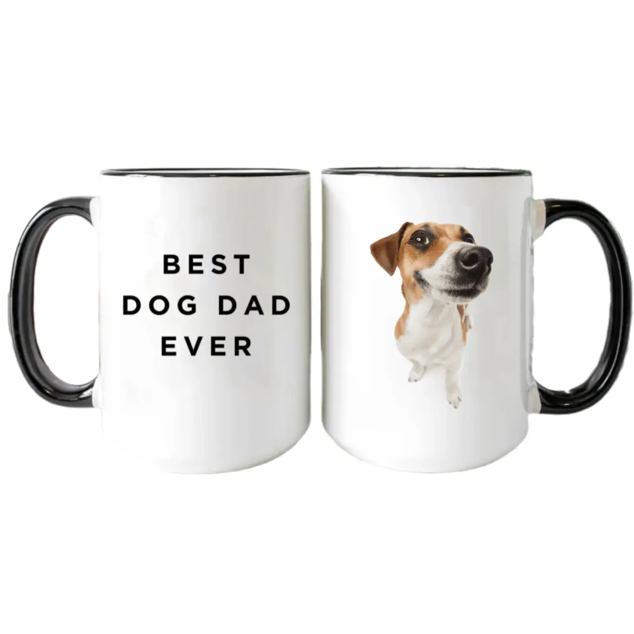Pet Portrait Mug, Custom Dog Mug, Personalized Gift For Pet Lovers, Unique Keepsake For Dog Parents, Gift For Father's Day, 11 15oz Ceramic Cup