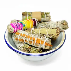4 Pack Unlabeled Sage Smudge Bundles