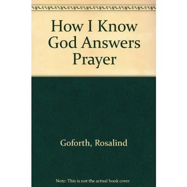 USED Book - How I Know God Answers Prayer by Rosalind Goforth (Paperback) - english