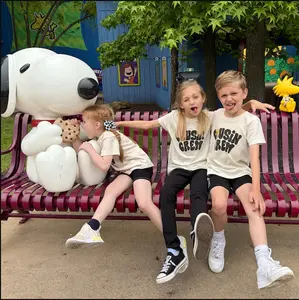 Cousin Crew Smile Face Todler Shirt - Retro Cousin Crew Shirt - Cute Matching Cousins Natural Tee