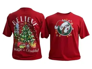 Buc-ee's Christmas Tee, Jingle All The Way To Buc-Ees, Short Sleeves, Crew Neck, Men's and Women's, Fan, Suitable for All Seasons