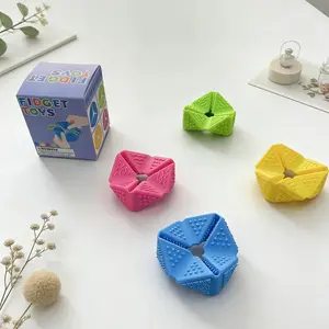🌀 POV: Your hands can’t stop moving but your brain finally feels calm... Endless Folding Sensory Fidget Blocks | Satisfying ASMR Stress Relief, ADHD Focus Tool for Kids & Adults, Must-Have Travel Toy 2026 🌈✨