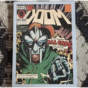 MF Doom Vintage Poster MF Doom Vintage Poster