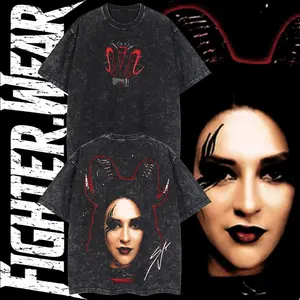 Fighter.Wear - Stephanie Vaquer WWE Old Graphic Retro 100% Cotton Washed T-Shirt hoodie Vintage, Y2K Streetwear Tee, WrestleMania 42,Main event,Pro wrestling Fans, Gift For him her, Combat League, Sport, fight night shirt, Unisex