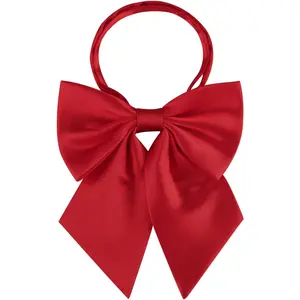 Ladies Adjustable Pre tied Bowtie-Solid Bow Bow Ties for Women
