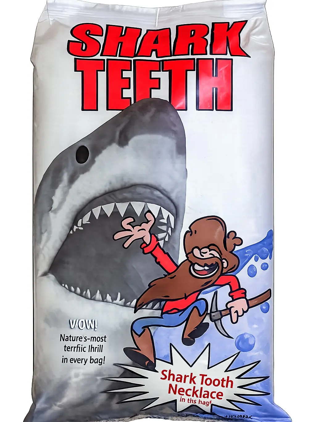 Large Shark Tooth Mining Bag