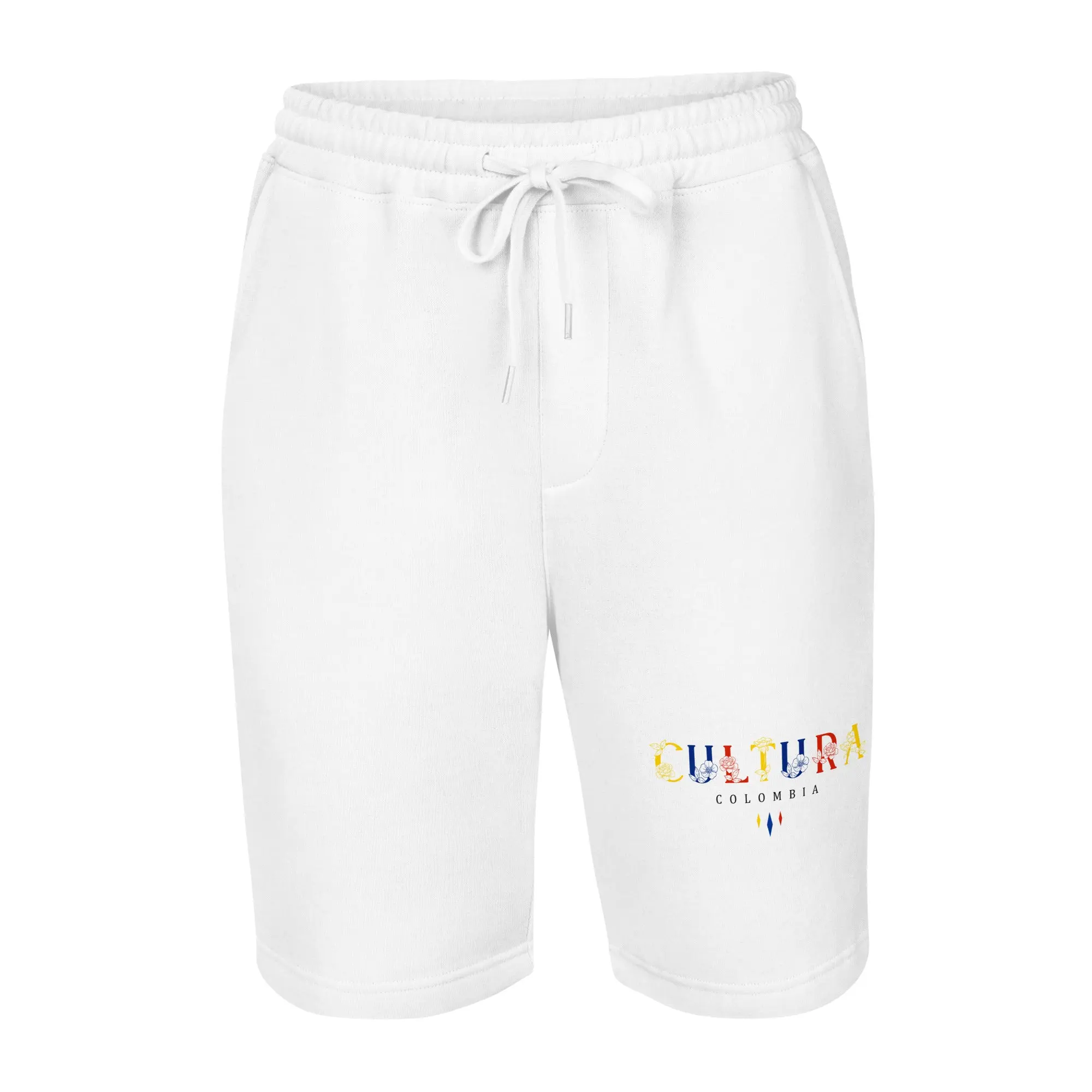 Colombia Men's Fleece Shorts – White