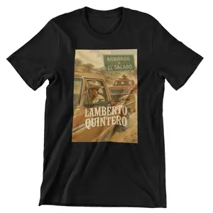 Lamberto Quintero Tee – Full Color, Full Size Graphic Tee, Vintage Mexican Streetwear Unisex Shirt"