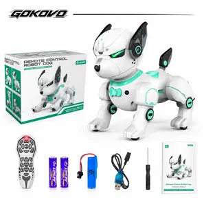 Intelligent Robot Dog Remote Control Toy, Interactive Pet Dog with Programmable Singing and Dancing Stunts, Birthday Holiday Gift