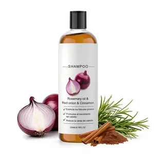Onion Shampoo De Cebolla for Hair Growth - Onion Shampoo with Rosemary Oil & Cinnamon - Anti Hair Loss & Root Strengthening Formula - Promotes Thicker Fuller Hair for Women and Men 1PCS