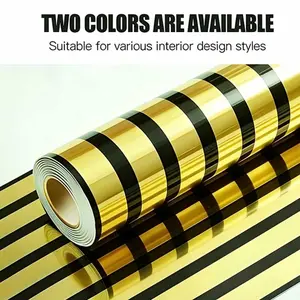 Thick Vintage 3D Mirror Self-Stick Decorative Wallpaper, Self Adhesive Wallpaper, 15.75x118 Inches Glossy Metal Texture, Easy Peel & Stick, Removable Waterproof Wall Sticker