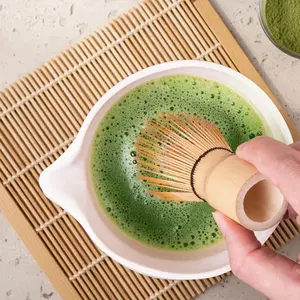 Matcha Whisk - 2counts Bamboo Matcha Whisk set, Handcrafted Traditional Japanese Chasen, 100-Prong Matcha Stirrer Wisk Mixer Brush for Authentic Matcha Tea Preparation