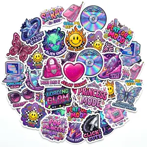 Y2K Stickers Pack 20pcs Trendy Y2K Stickers for Decor and Personalization Perfect for DIY Projects and Home Decor