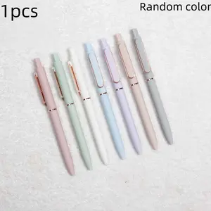 High-End Push Button Neutral Pen, Gel Pen, Morandi Candy Color Series, Smooth Writing, Comfortable Grip, Ideal for Business, Office, Students