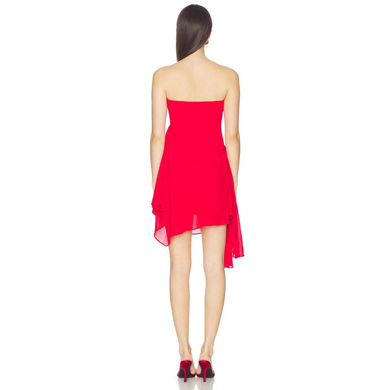 MORE TO COME Jess Mini Dress in Red